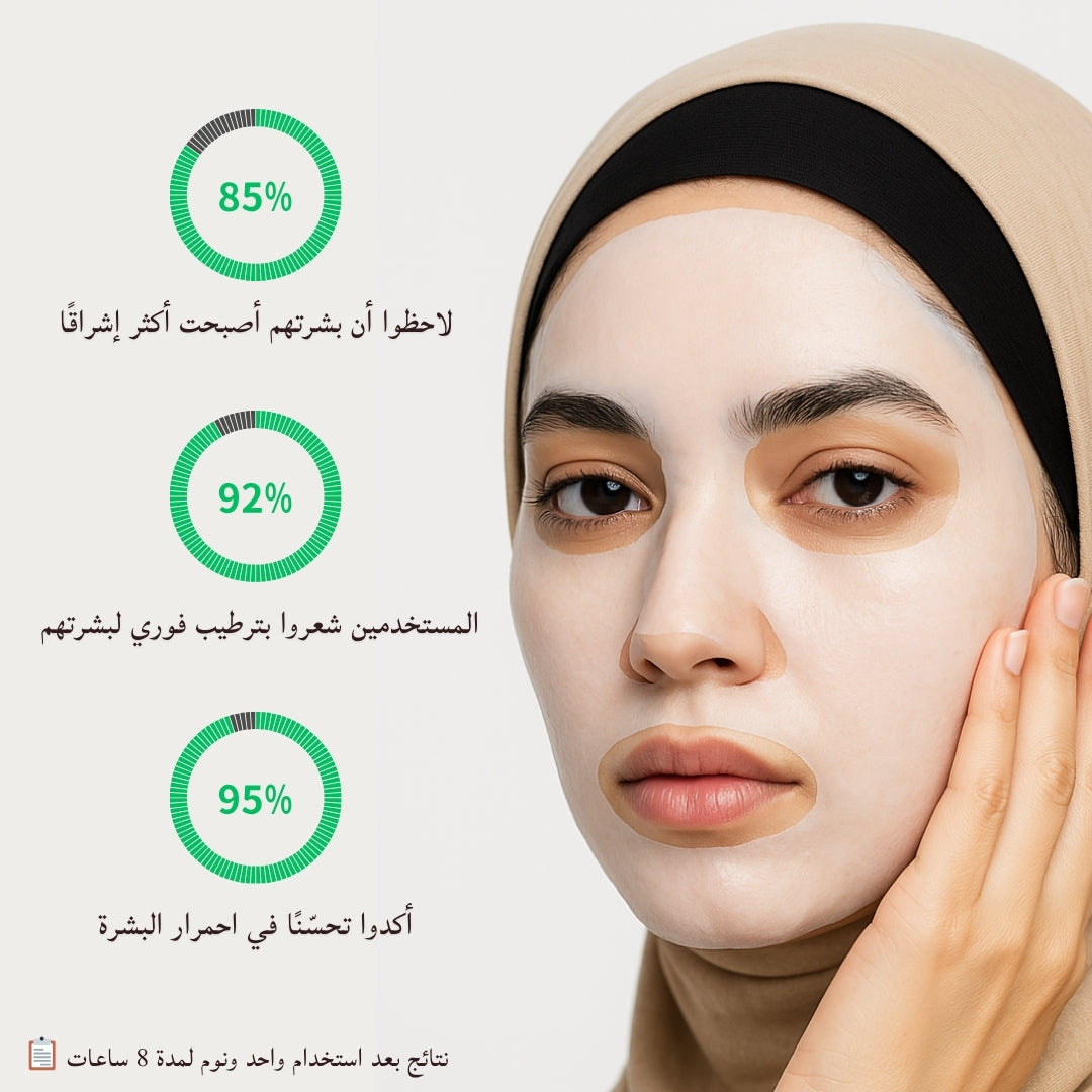 قناع توهج الكولاجين – ورقي